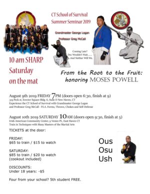 2019 CT School of Survival Seminar